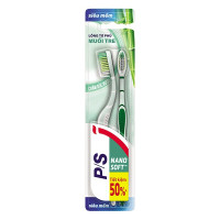 Bộ 2 Bàn Chải Đánh Răng P/S Bamboo Chăm Sóc Nướu