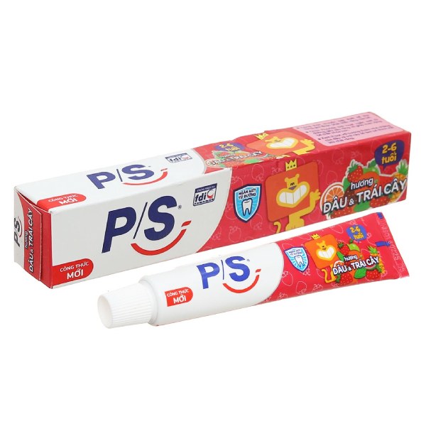 Kem Đánh Răng Trẻ Em P/S Hương Dâu & Trái Cây 45G