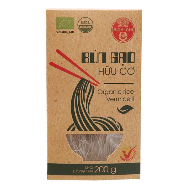 Bún Gạo Lứt Khô Hữu Cơ Bích Chi 200G