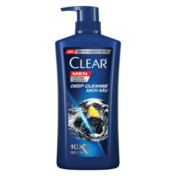 Dầu Gội Clear Men Sạch Sâu Chai 630G