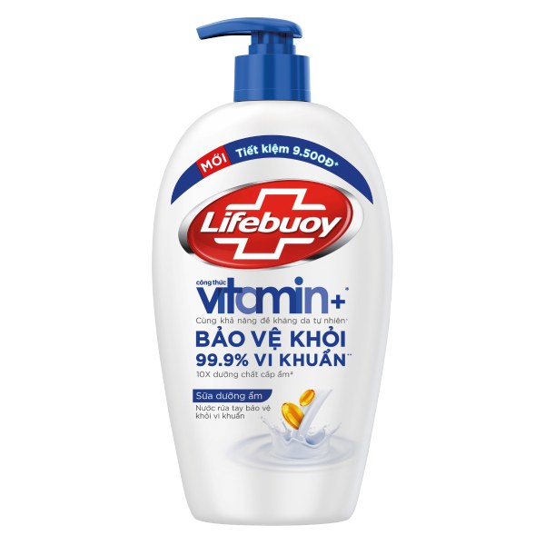 Nước Rửa Tay Lifebuoy Sữa Dưỡng Ẩm 450G