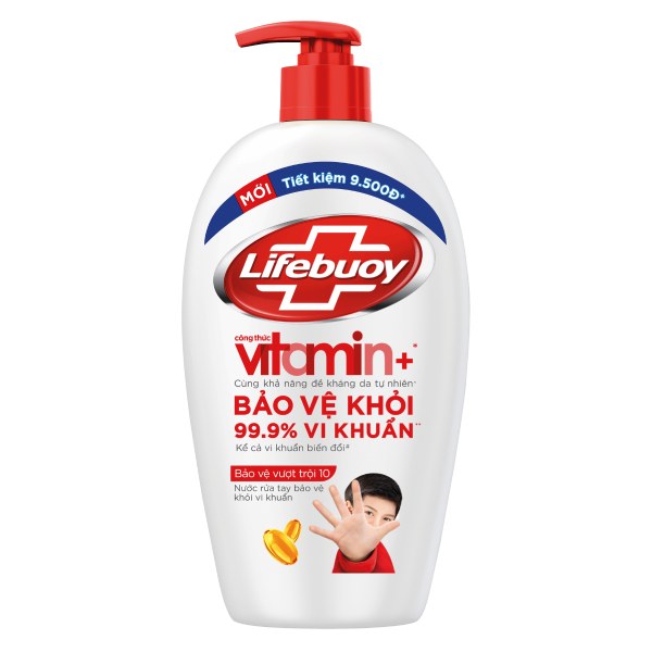 Nước Rửa Tay Lifebuoy Bảo Vệ Vượt Trội 450G