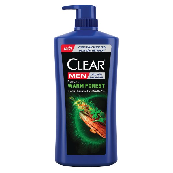 Dầu Gội Clear Men Perfume Warm Forest 600G
