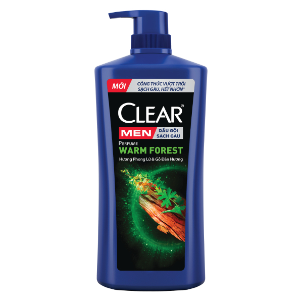 Dầu Gội Clear Men Nước Hoa Warm Forest 840G