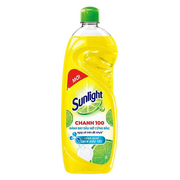Nước Rửa Chén Sunlight Chanh 100 Chai 750G