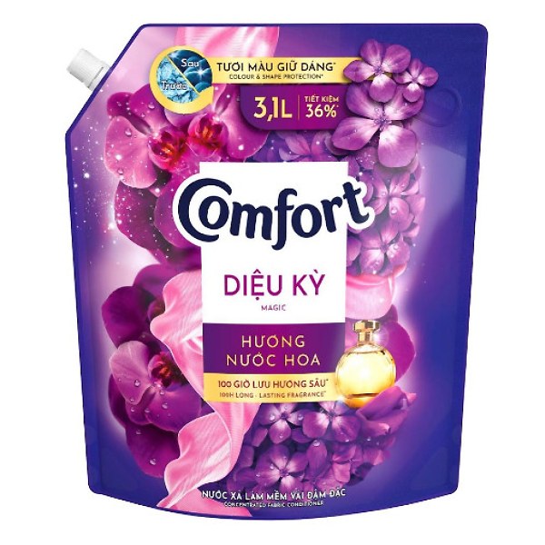 Nước Xả Vải Comfort Hương Thiên Nhiên Diệu Kỳ 3.1L