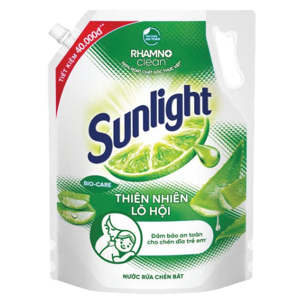Nước Rửa Chén Sunlight Thiên Nhiên Túi 3.3Kg