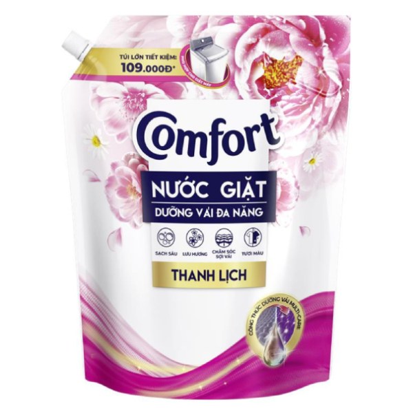 Nước Giặt Comfort Thanh Lịch Túi 3.8Kg