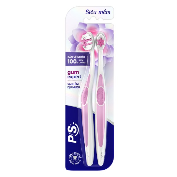 Lô 2 Bàn Chải Đánh Răng P/S Sạch Êm Dịu Nướu