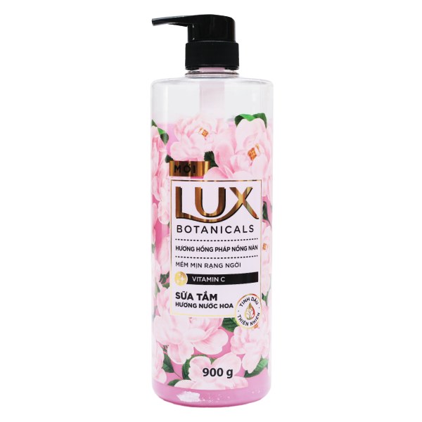 Sữa Tắm Lux Botanicals Hoa Hồng Pháp Nồng Nàn 900G