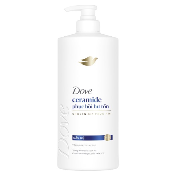 Dầu Gội Dove Ceramide Phục Hồi Hư Tổn Chai 850G