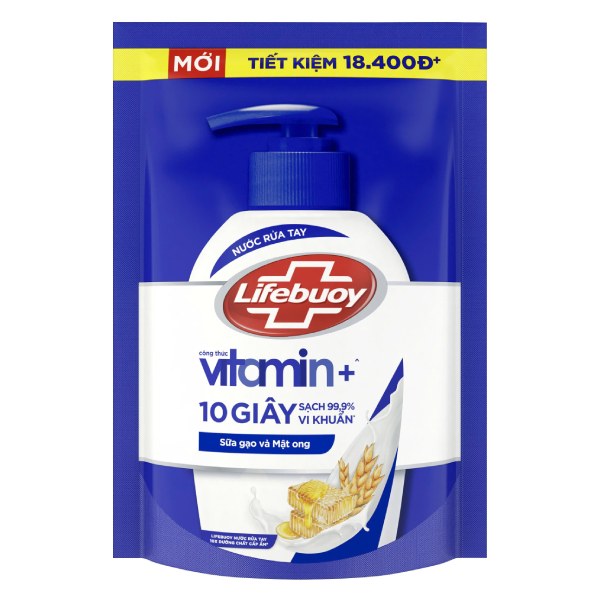 Nước Rửa Tay Lifebuoy Vitamin Dưỡng Ẩm Túi 400G