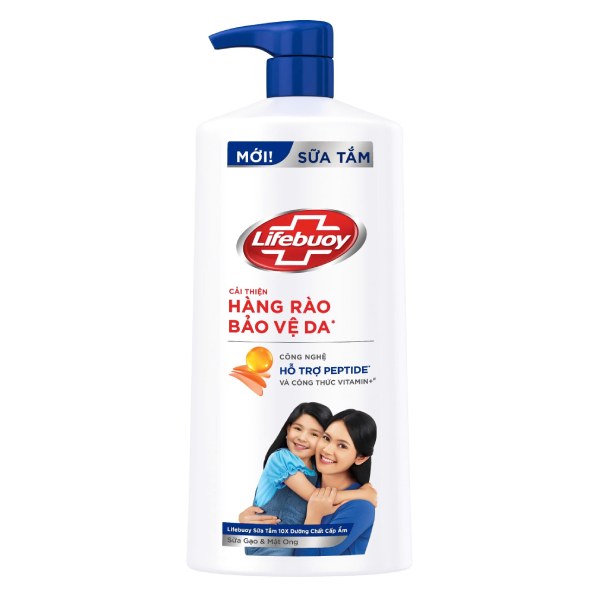Sữa Tắm Lifebuoy Sữa Gạo Mật Ong Chai 800G