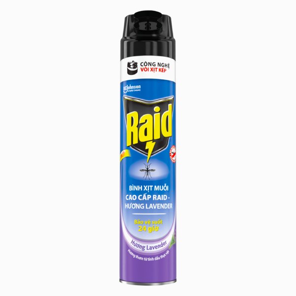 Xịt Muỗi Raid Fik Oải Hương 520Ml