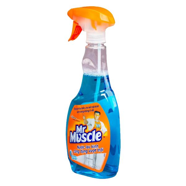 Nước Lau Kính Mr Muscle Chai 500Ml