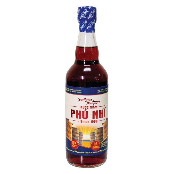 Nước Mắm Phú Nhĩ 35 Độ Đạm Chai 500Ml
