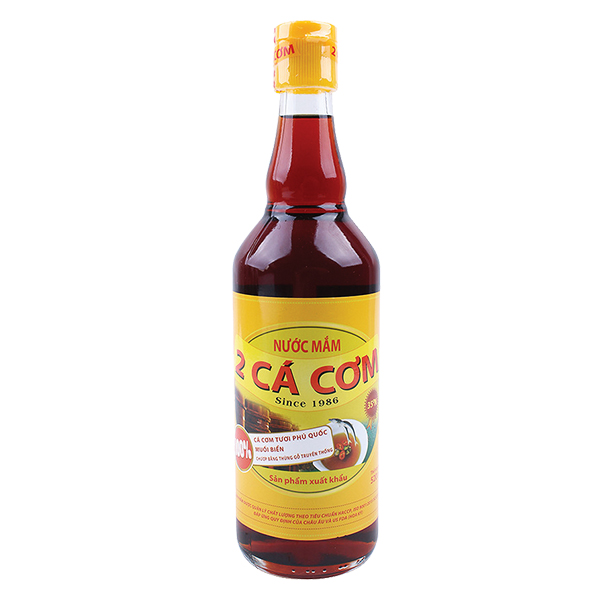 Nước Mắm 2 Cá Cơm 35N 520Ml