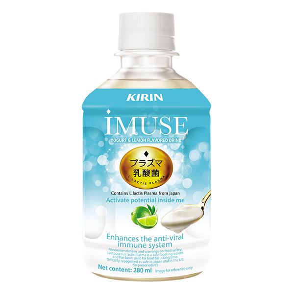 Nước Sữa Chua Kirin Imuse Vị Chanh Chai 280Ml