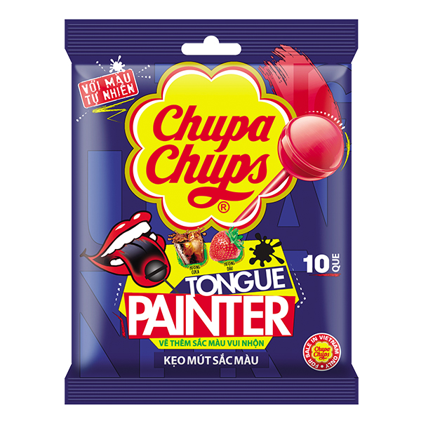 Kẹo Mút Chupa Chups Sắc Màu Túi 10 Que