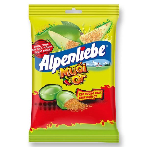 Kẹo Alpenliebe Hương Xoài Muối Ớt Gói 84.1G