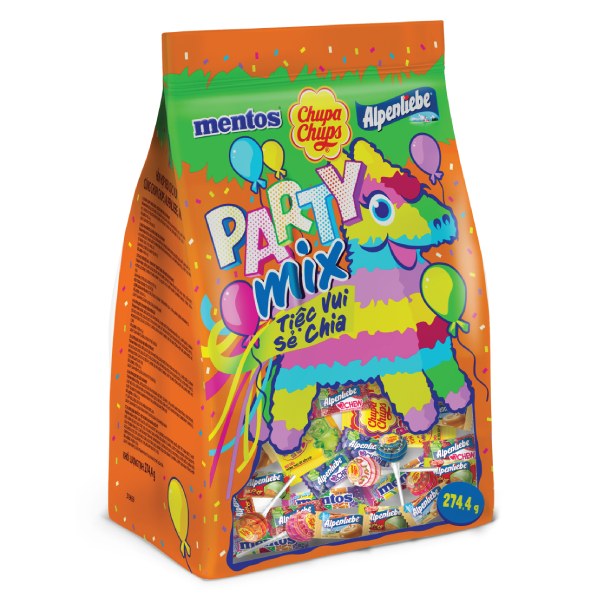 Kẹo Hỗn Hợp Alpenliebe Chupa Chups Party Gói 274.4G