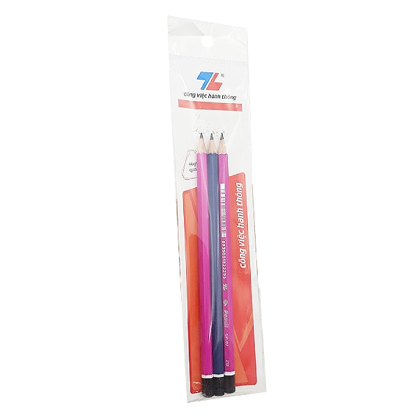 Vỉ 3 Bút Chì Gỗ GP01