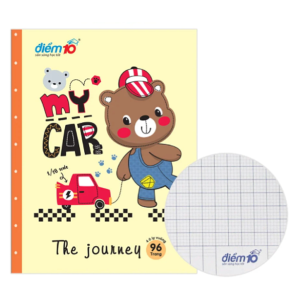 Tập Học Sinh Thiên Long Điểm 10 TP-NB053 4 Ô Ly Vuông 96 Trang
