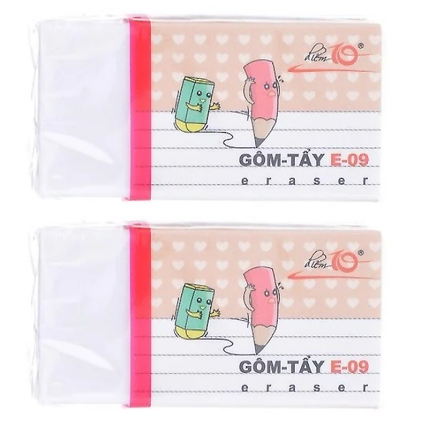 Vỉ 2 Gôm Thiên Long E09