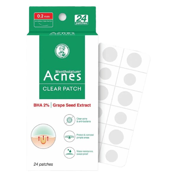 Miếng Dán Mụn Acnes Clear Patch Hộp 24 Miếng