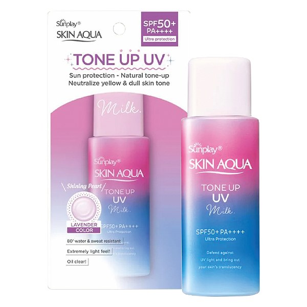 Sữa Chống Nắng Nâng Tông Skin Aqua Tone Up UV Lavender SPF 50+ 50G