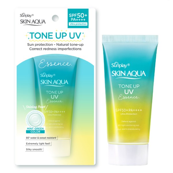 Tinh Chất Chống Nắng Sunplay Skin Aqua Mint Green SPF 50+ Tuýp 50G