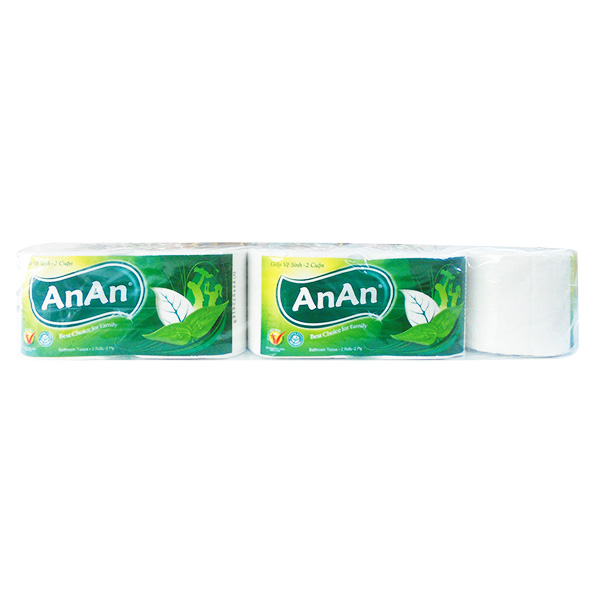 Lốc 10 Cuộn Giấy Vệ Sinh An An