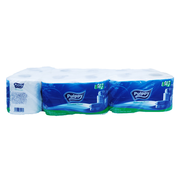 Lốc 10 Cuộn Giấy Lụa Pulppy 