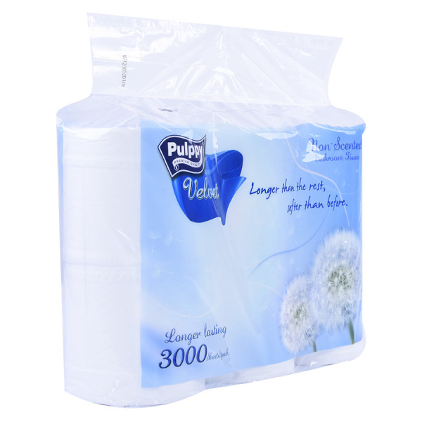 Lốc 6 Cuộn Giấy Lụa Cuộn Pulppy Velvet 