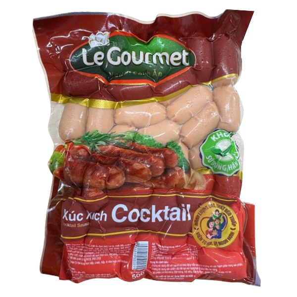 Xúc Xích Tươi Cocktail Le Gourmet Gói 500G