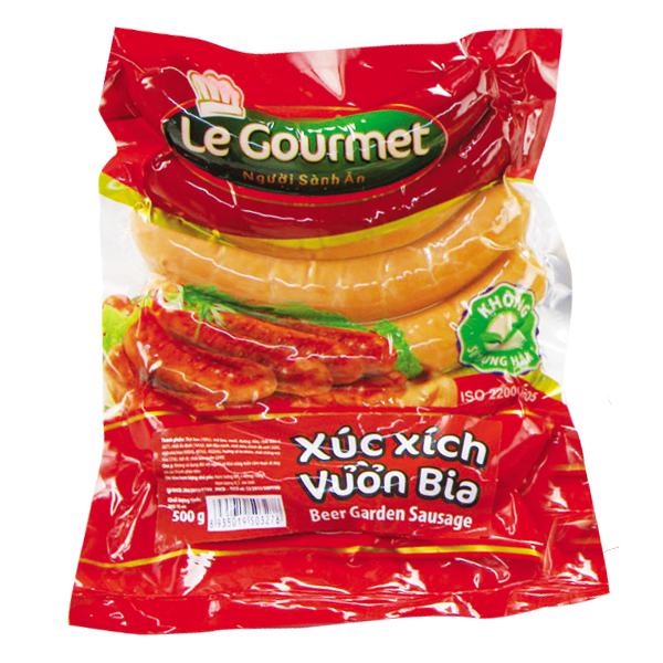 Xúc Xích Le Gourmet Vườn Bia 15Cm Gói 500G