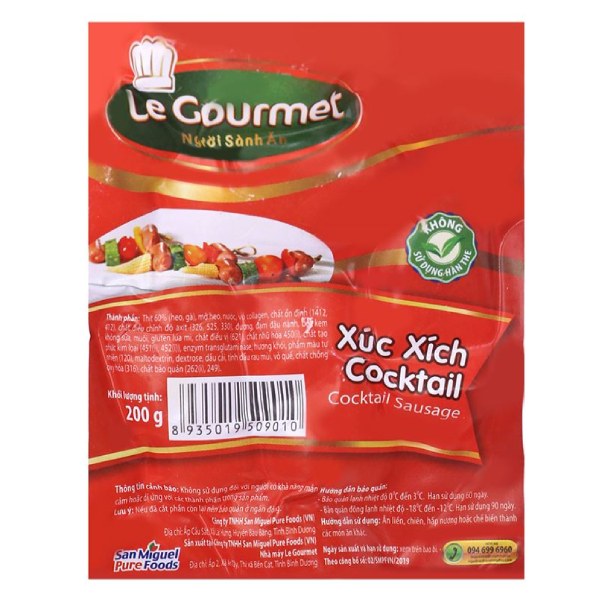 Xúc Xích Cocktail Le Gourmet 200G 