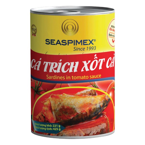 Cá Trích Xốt Cà Seaspimex Hộp 425G