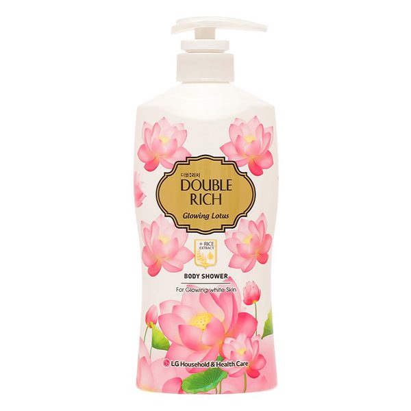 Sữa Tắm Double Rich Hoa Sen & Tinh Chất Gạo 550G