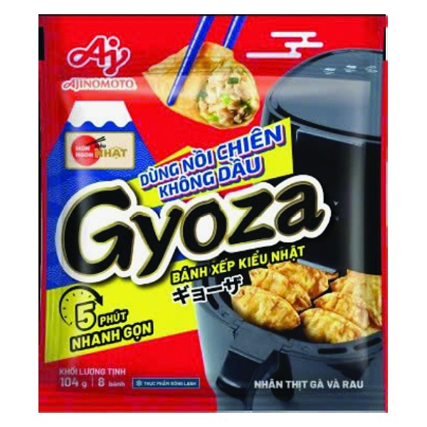 Bánh Xếp Gyoza Gà Và Rau Gói 104G