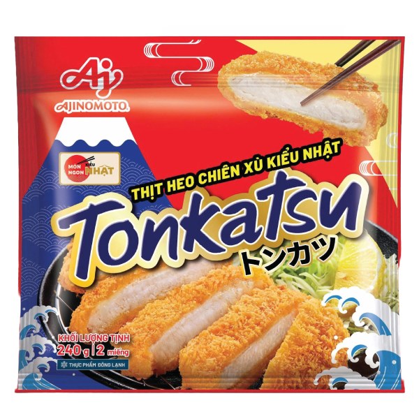 Thịt Heo Chiên Xù Kiểu Nhật Tonkatsu Ajinomoto Gói 240G
