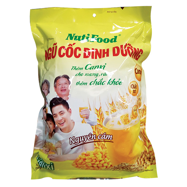 Bột Ngũ Cốc Dinh Dưỡng NutiFood Bổ Sung Canxi 20 Gói*25G