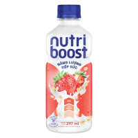 Nước Trái Cây Nutri Boost Dâu Sữa Chai 297Ml