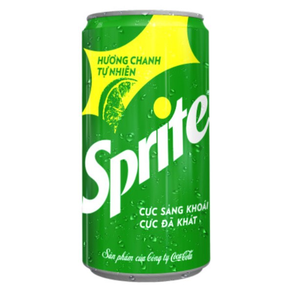 Nước Ngọt Sprite Sleek Lon 235Ml