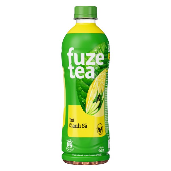 Trà Fuzetea Chanh Sả Chai 450Ml