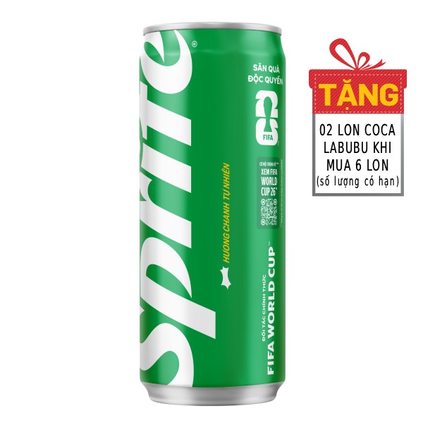 Nước Ngọt Sprite Sleek 320Ml