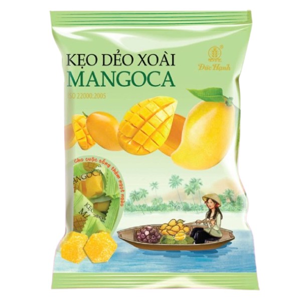 Kẹo Dẻo Xoài Đức Hạnh Mangoca Túi 350G