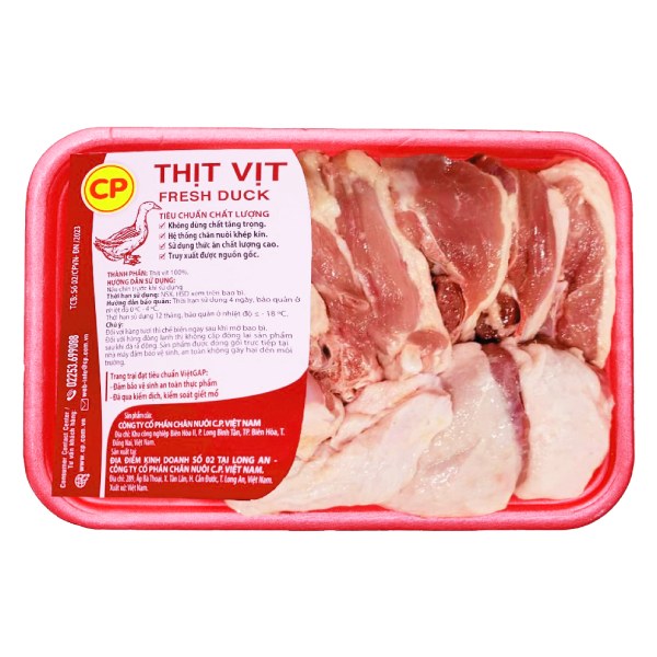 Thịt Vịt Cắt Miếng CP 500G