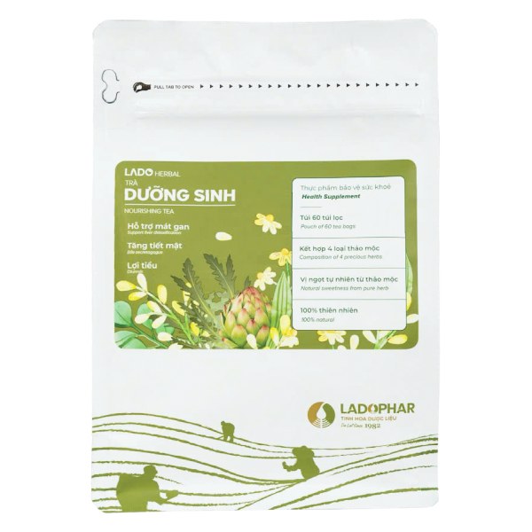 Trà Dưỡng Sinh Ladoherbal Túi 60 Gói 2G
