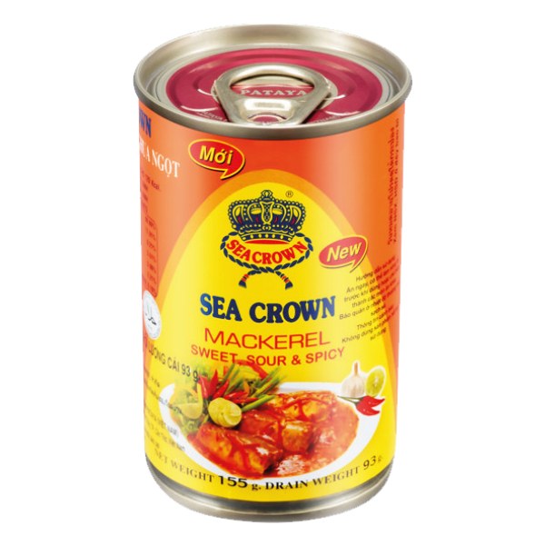 Cá Nục Sốt Ớt Chua Ngọt Sea Crown 155G